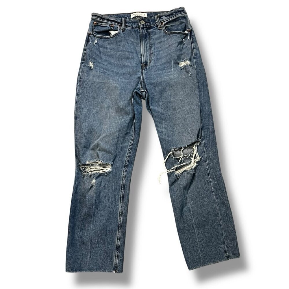 Abercrombie & Fitch Jeans The Ankle Straight Ultra High Rise curve Love 8/29